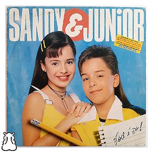 LP Sandy & Junior - Você é D+! - Disco de Vinil 1995 - Hm