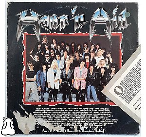 LP Hear'n Aid - Disco de Vinil 1986 Encarte Leia - Hm