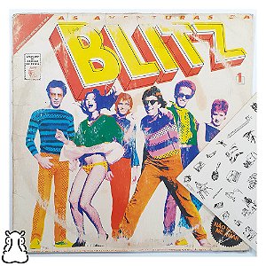 LP Blitz Aventuras da Blitz 1 Vinil 1982 Encarte Leia - Hm