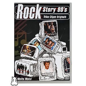 DVD Rock Story 80's - Coletânea - Hm