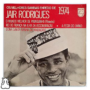 Compacto Jair Rodrigues Melhores Sambas Enredo 1974 Vinil Hm