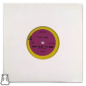 Compacto Paulo Diniz Quero Voltar Pra Bahia Vinil 1970 - Hm