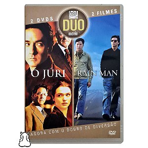 DVD Filme Duo Movie - O Júri - Rain Man - Hm