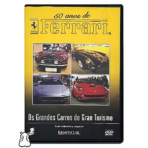 DVD 50 Anos De Ferrari - Grandes Carros De Gran Turismo - Hm