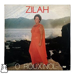 LP Zilah O Rouxinol - Disco De Vinil 1985 - Dedicatória - Hm