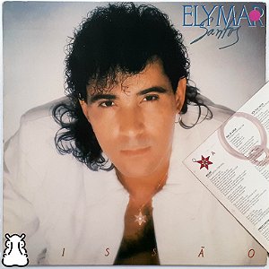 LP Elymar Santos - Missão - 1989 Disco de Vinil Encarte - Hm