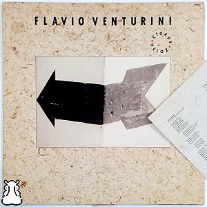 LP Flávio Venturini - Cidade Veloz - Vinil 1990 Encarte - Hm