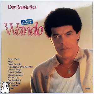 LP Wando - Dor Romântica Os Grandes Sucessos 1989 Vinil - Hm