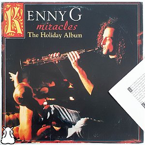 LP Kenny G Miracles The Holiday Album 1994 Vinil Encarte- Hm
