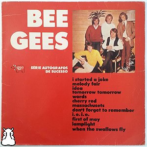 LP Bee Gees - Série Autógrafos De Sucesso - Vinil 1982 - Hm