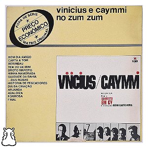 LP Vinícius de Moraes & Dorival Caymmi No Zum Zum Vinil - Hm