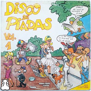 LP Disco de Piadas - Vol. 1 - Disco de Vinil 1988 - Hm