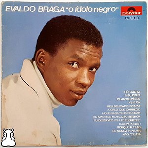 LP Evaldo Braga - O Ídolo Negro - Disco de Vinil 1971 - Hm