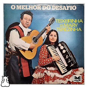 LP Teixeirinha Mary Terezinha O Melhor do Desafio Vinil - Hm