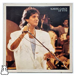LP Roberto Carlos - Ao Vivo - Disco de Vinil 1988 - Hm