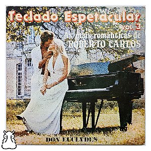 LP Teclado Espetacular Românticas Roberto Carlos Vinil - Hm