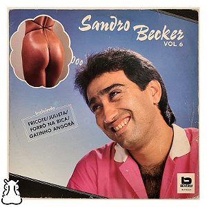 LP Sandro Becker - Vol. 6 - Disco de Vinil 1986 Humor - Hm
