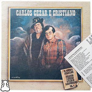 LP Carlos Cezar Cristiano 4 Filho Caminhoneiro Vinil Encarte