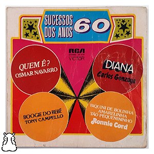 Compacto Sucessos dos Anos 60 - Vinil 1976 - Hm