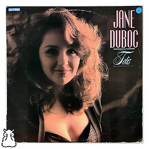 LP Jane Duboc - Feliz - Vinil 1988 Encarte - Hm
