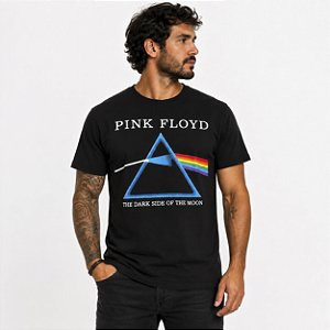 Camiseta Pink Floyd The Dark Side Of The Moon - Manga Cruta