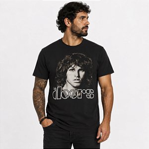 Camiseta The Doors - Jim Morrison - Preta Manga Curta