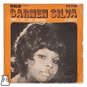 Compacto Carmen Silva Sílvio Santos Adios Arrivederci Vinil