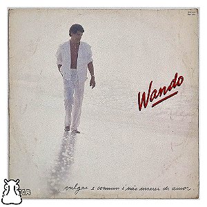 LP Wando - Vulgar e Comum é Não Morrer De Amor - Vinil - Hm