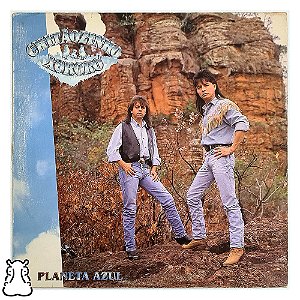 LP Chitãozinho & Xororó - Planeta Azul - Vinil Encarte - Hm