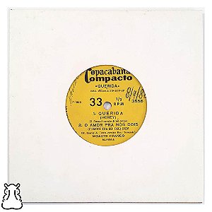 Compacto Moacir Franco - Querida - Disco de Vinil 1968 - Hm