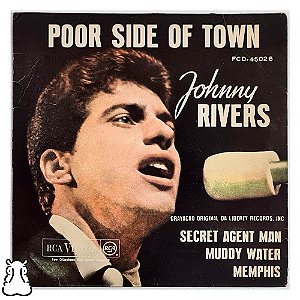 Compacto Johnny Rivers - Poor Side Of Town - Vinil 1966 - Hm