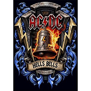 Placa / Pôster - AC/DC - Hells Bells - Tamanho A4 - Hm