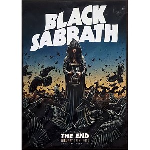 Placa / Pôster - Black Sabbath - The End Tour 2016 - A4 - Hm
