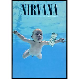 Placa / Pôster - Nirvana - Nevermind - Tamanho A4 - Hm