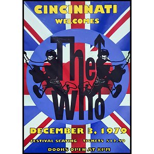 Placa / Pôster - The Who - Cincinnati - Tamanho A4 - Hm