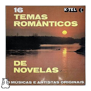 LP 16 Temas Românticos de Novelas - Coletânea - Vinil - Hm