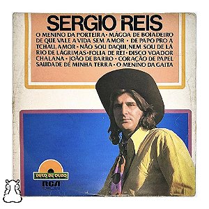 LP Sérgio Reis - Disco de Ouro - RCA - Disco Vinil 1977 - Hm