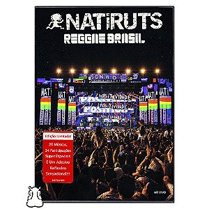 DVD + CD Natiruts - Reggae Brasil - 2015 - Novo Lacrado - Hm