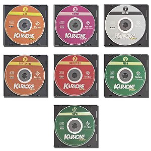 CD Karaokê - 7 CDs - Karaoke Show - Hm