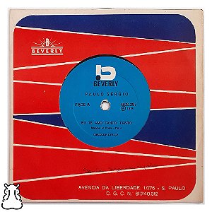 Compacto Paulo Sérgio Eu Te Amo Tanto, Tanto Vinil 1975 - Hm