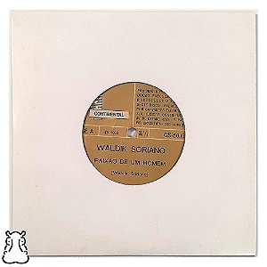 Compacto Waldik Soriano - Paixão de Um Homem 1969 Vinil - Hm