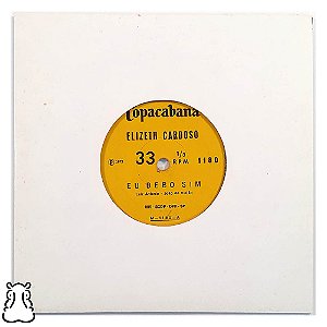 Compacto Elizeth Cardoso Eu Bebo Sim Meu Carnaval 1973 Vinil