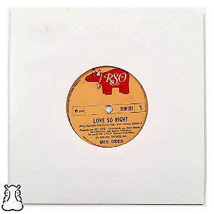 Compacto Bee Gees Love So Right You Stepped Life 1977 Vinil