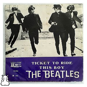 Compacto Beatles - Ticket To Ride / This Boy 1965 Vinil - Hm
