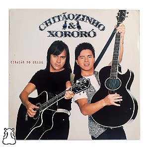 LP Chitãozinho & Xororó Coração do Brasil Encarte Vinil - Hm