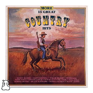 LP More 15 Great Country Hits - 1989 - Disco de Vinil - Hm