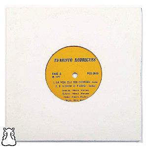 Compacto Evaristo Rodrigues Lá Vem Ela Ter Comigo 1973 Vinil