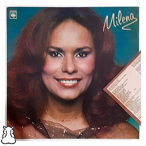 LP Milena - Me Deixa Ficar - 1979 - Encarte - Vinil - Hm