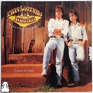 LP Chitãozinho & Xororó - Cowboy do Asfalto 1990 Vinil - Hm