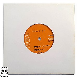 Compacto Cristina - Quantas Lágrimas Nome Sagrado 1974 Vinil